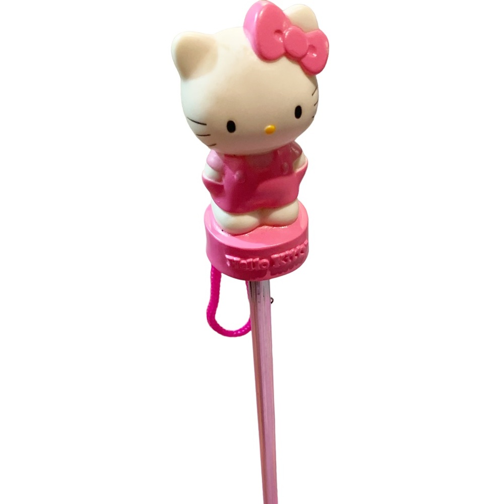 Hello Kitty Umbrella Pink Logo Sanrio 2007 Women's Accessory - Picture 7 of 11